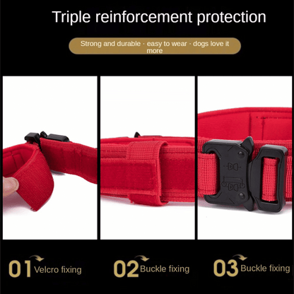 Heavy Duty Military-Style Tactical Dog Collar 17