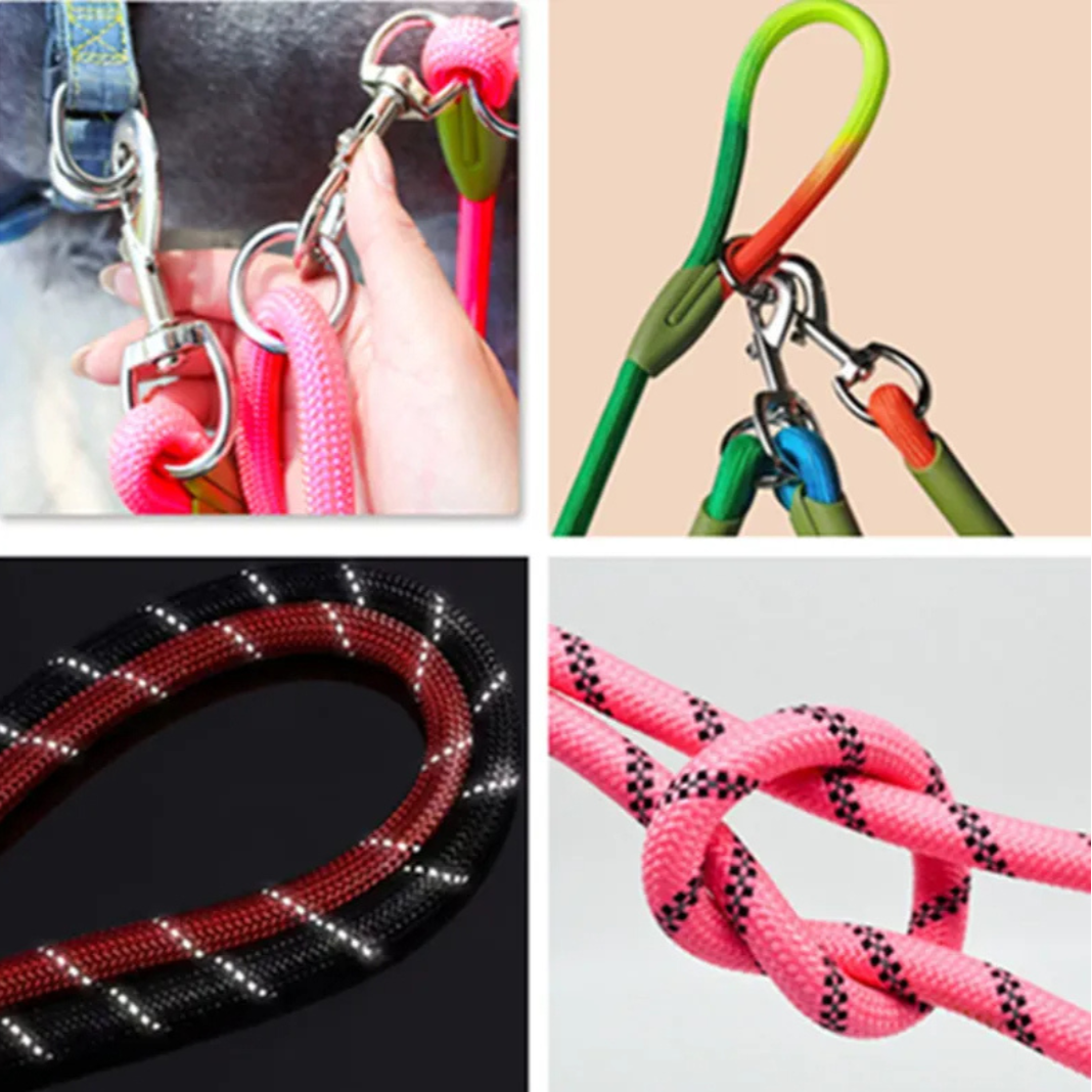 Hands-Free Dog Leash with Thick & Reflective Rope for Larger Breeds | Dog Leash for Running & Walking 9