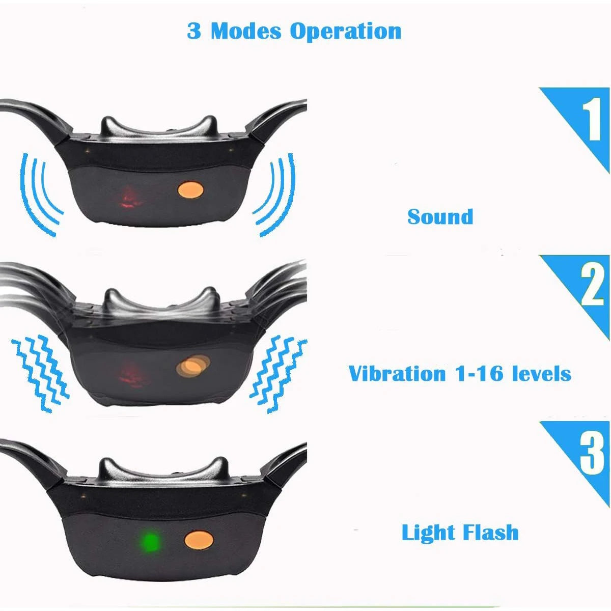 Safe & Humane No Shock Dog Training Collar & Remote 5