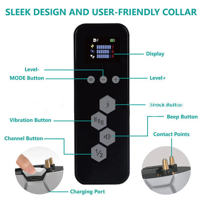 User-Friendly Dog Training Collar & Remote with 3 Anti-Bark Modes 5