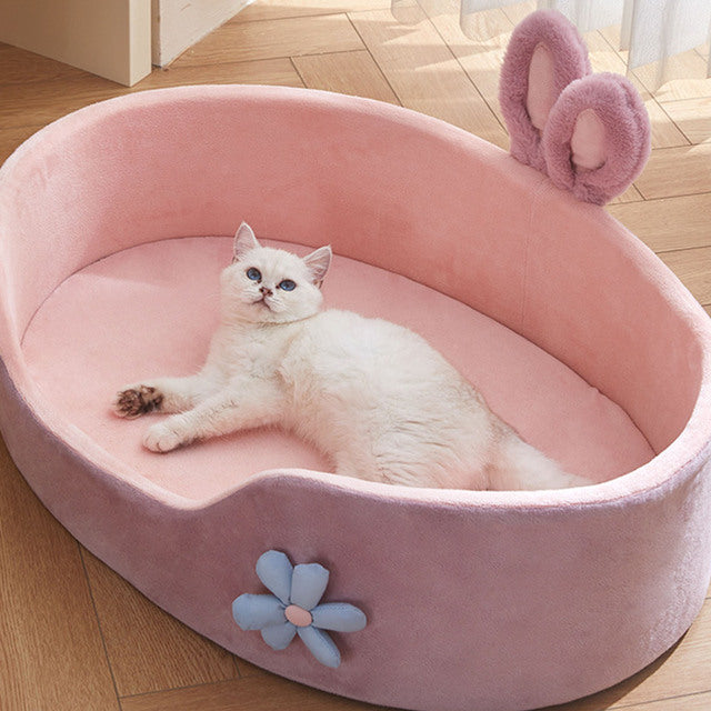 Adorable-Warm-Fleece-Pet-Bed-for-Small-Dogs-Cats-2