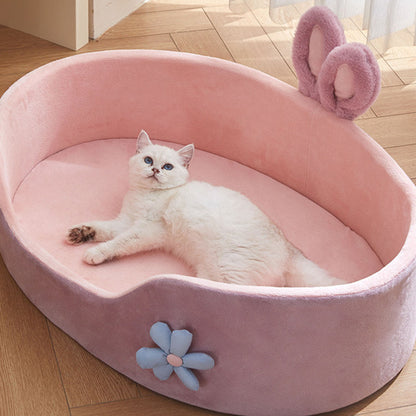 Adorable-Warm-Fleece-Pet-Bed-for-Small-Dogs-Cats-2