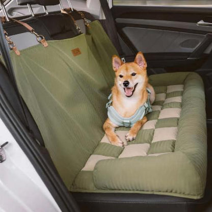 Chessboard-Pattern-Comfy-Car-Seat-Bed-for-Large-Dogs-1