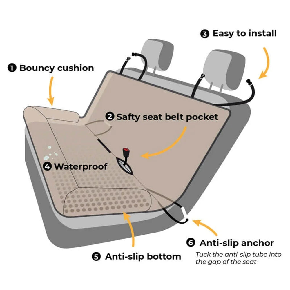 Chessboard-Pattern-Comfy-Car-Seat-Bed-for-Large-Dogs-12
