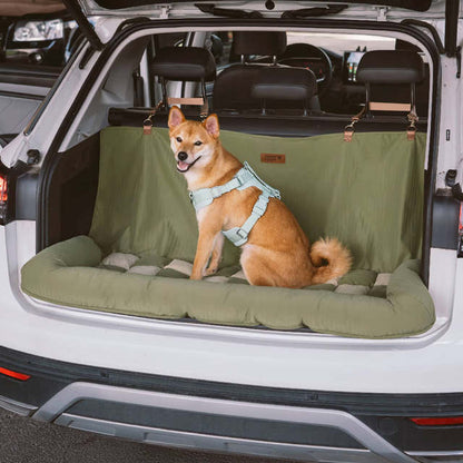 Chessboard-Pattern-Comfy-Car-Seat-Bed-for-Large-Dogs-5