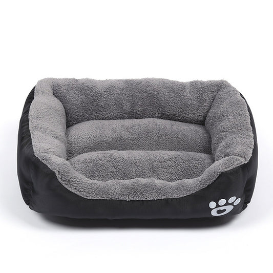 Comfy-Dog-Bed-with-Plush-Fleece-Interior-1