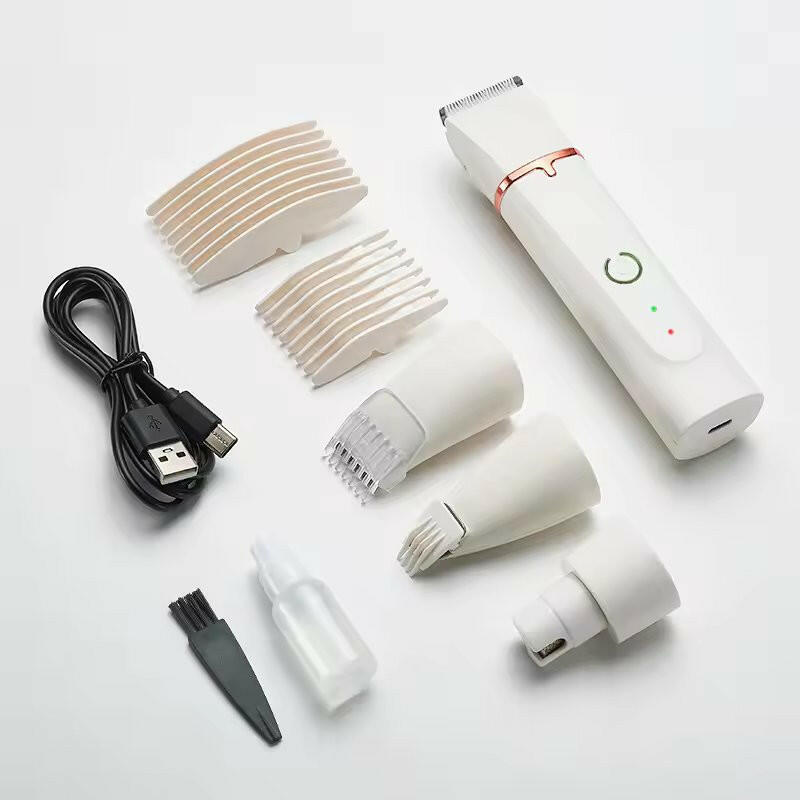 Cordless 4-in-1 Dog Grooming Clippers – Low Noise, Waterproof & Rechargeable 9