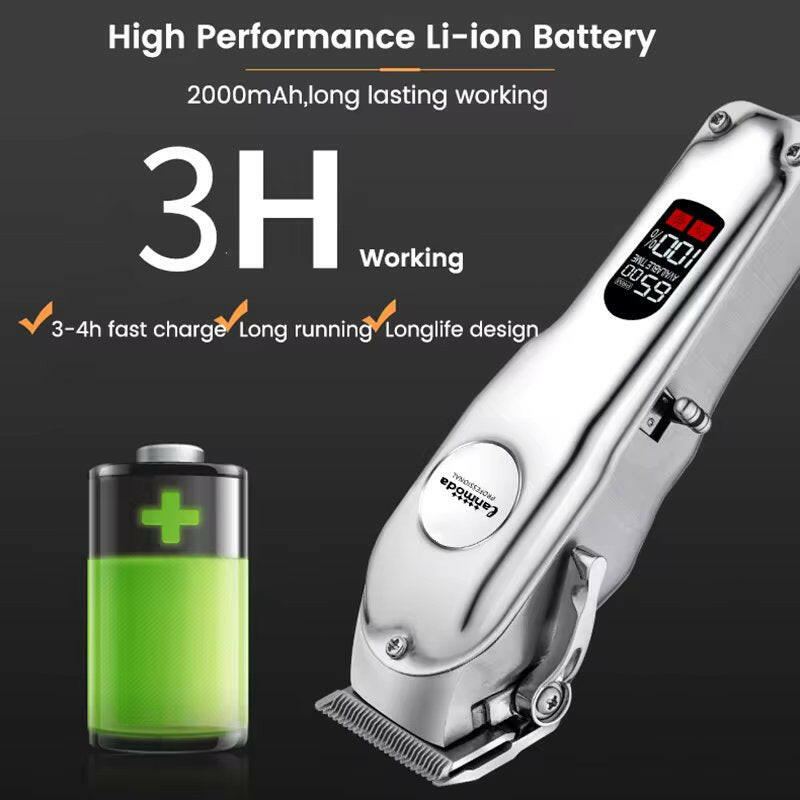Cordless Dog Hair Trimmer Kit with Low Noise, Adjustable Blades & Long Battery Life 9