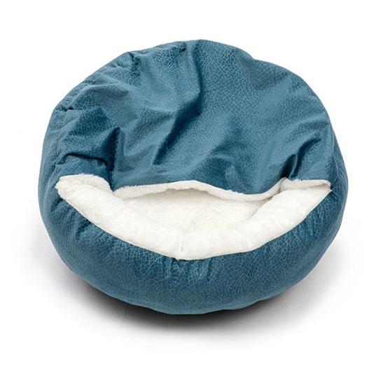 Cosy-Pet-Nest-with-Snuggle-Blanket-for-Cats-Small-Dogs-7