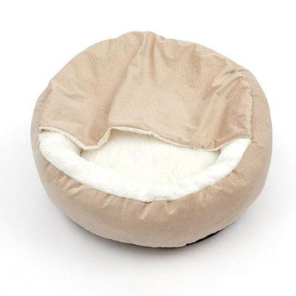 Cosy-Pet-Nest-with-Snuggle-Blanket-for-Cats-Small-Dogs-9
