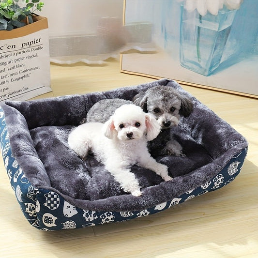 Cosy-Plush-Dog-Bed-Nest-1