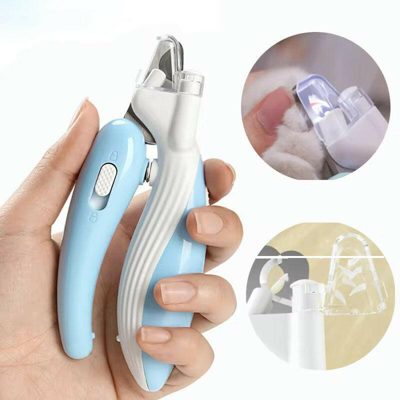 Dog Nail Clippers with LED Light, Safety Guard & Ergonomic Grip for Precise Trimming 2