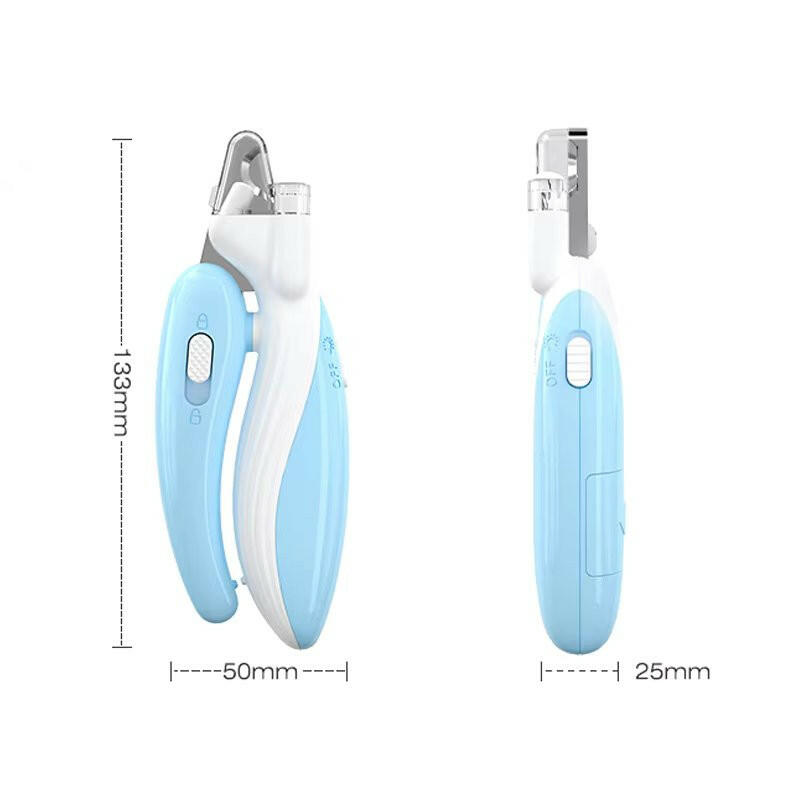 Dog Nail Clippers with LED Light, Safety Guard & Ergonomic Grip for Precise Trimming 9