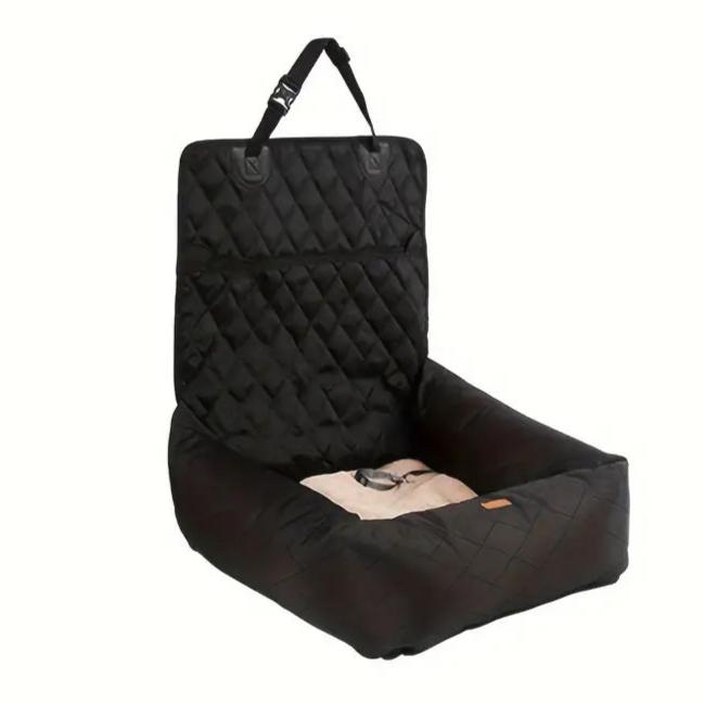 Foldable-Reversible-Dog-Car-Seat-Padded-Basket-5