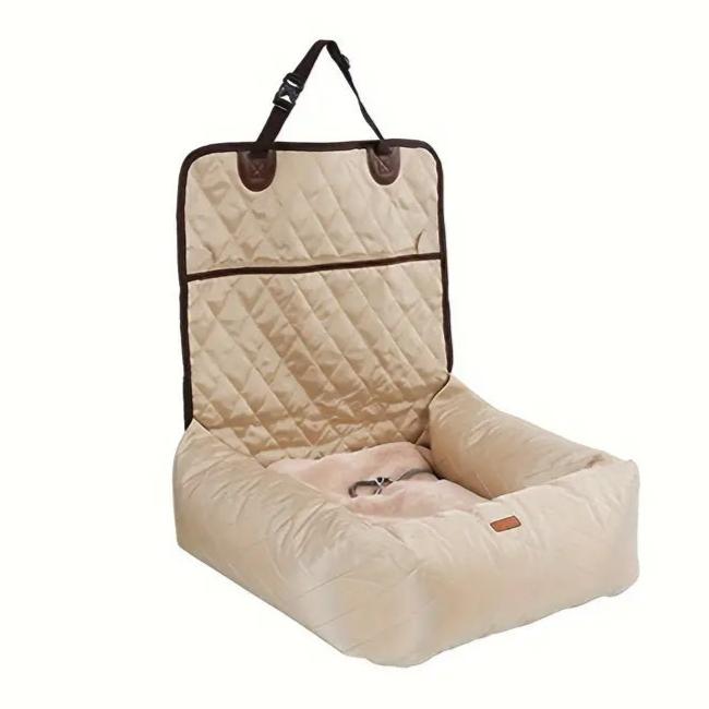 Foldable-Reversible-Dog-Car-Seat-Padded-Basket-6