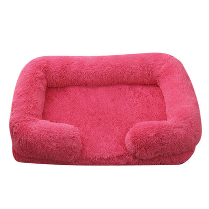 Furry-Plush-Orthopaedic-Dog-Bed-with-Washable-Cover-7