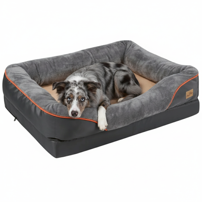 Extra-Large Orthopedic Memory Foam Dog Bed for Large Dogs