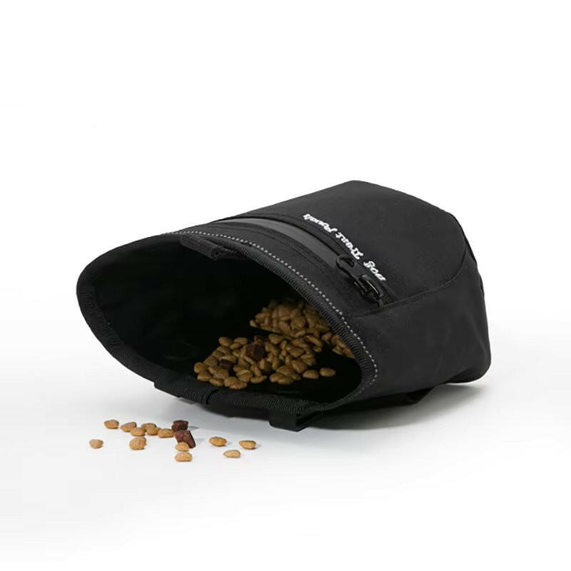 Hands-Free Dog Treat Training Pouch with Adjustable Waist Strap & Zip Pocket 3
