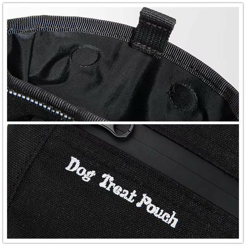 Hands-Free Dog Treat Training Pouch with Adjustable Waist Strap & Zip Pocket 6
