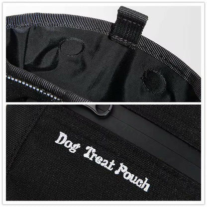 Hands-Free Dog Treat Training Pouch with Adjustable Waist Strap & Zip Pocket 6