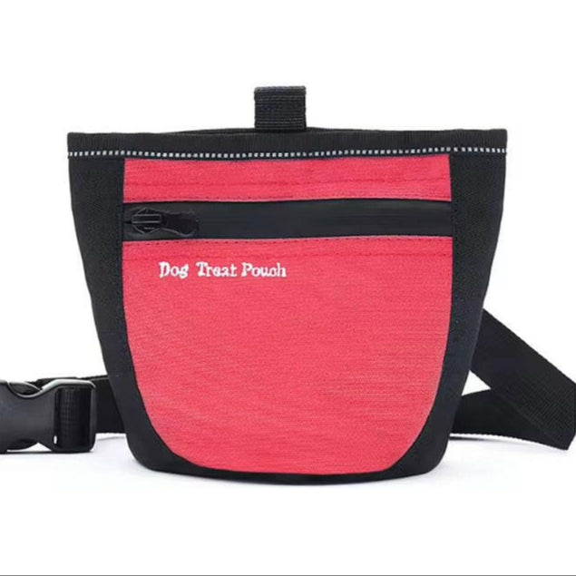Hands-Free Dog Treat Training Pouch with Adjustable Waist Strap & Zip Pocket 8