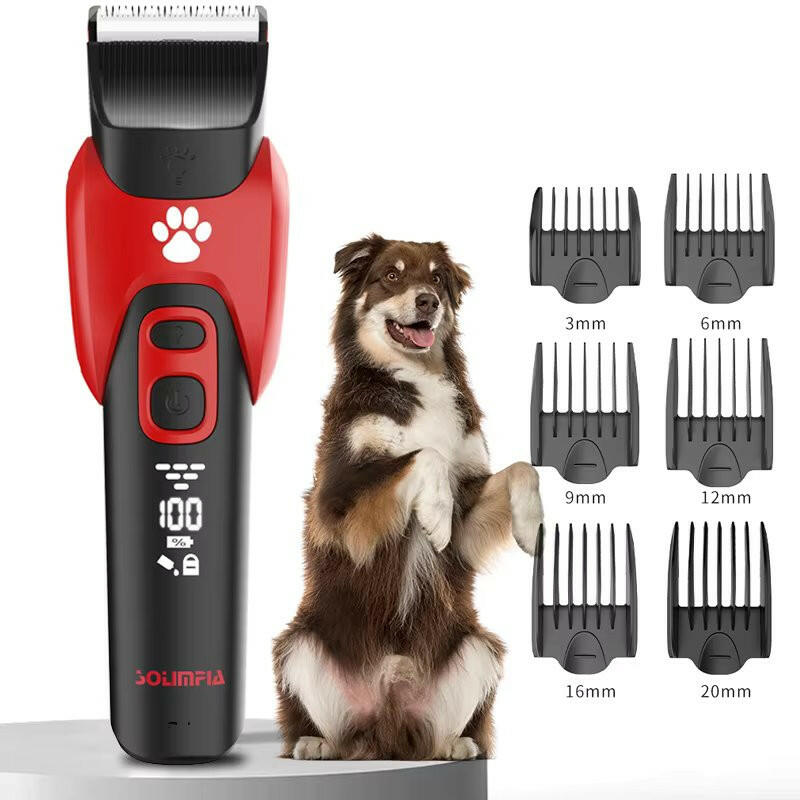 High-Performance Cordless Dog Grooming Clippers with Multiple Comb Attachments 2