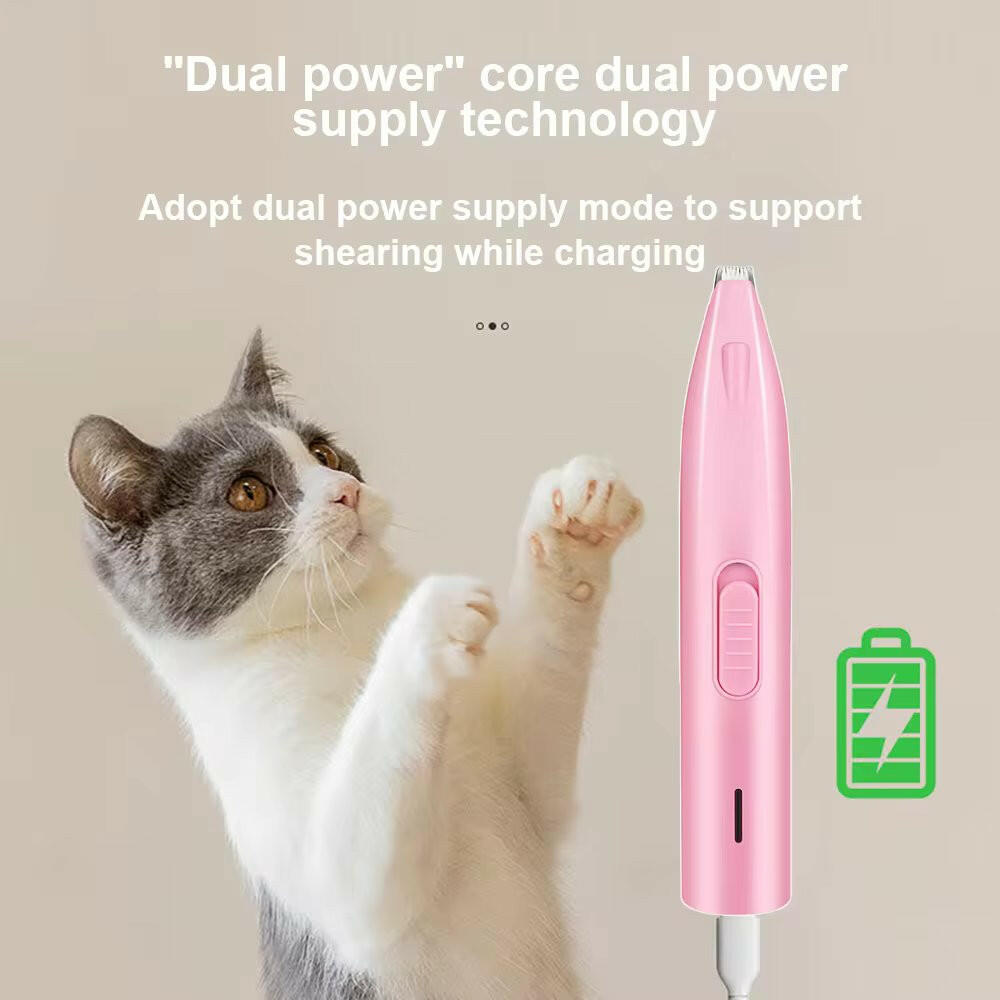 Illuminated Dog Paw Trimmer with Precision Cutter Head for Gentle Grooming 6