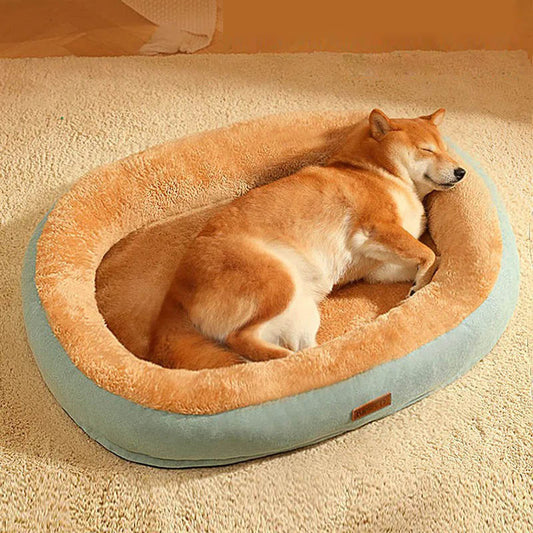 Luxury-Velvet-Comfort-Dog-Bed-1