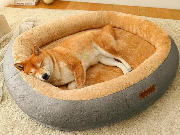Luxury-Velvet-Comfort-Dog-Bed-6