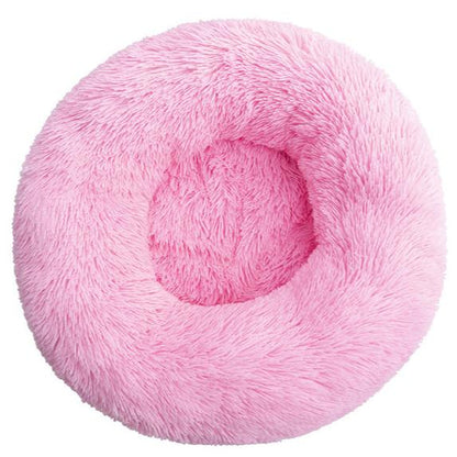Plush-Donut-Calming-Dog-Bed-with-Washable-Cover-2