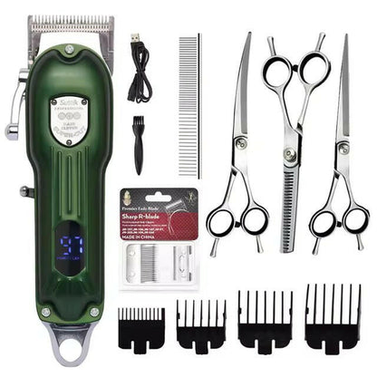 Professional Dog Grooming Kit with Clippers, Scissors & Accessories for Home Use 1