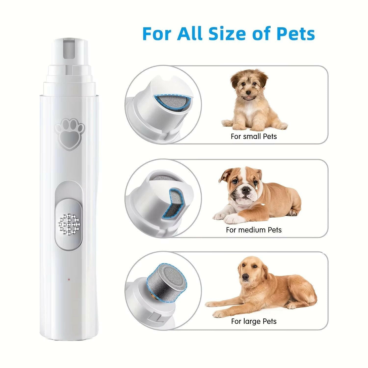 Diamond Precision Dog Nail Grinder with Quiet 2-Speed Operation 11