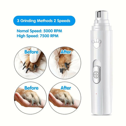 Diamond Precision Dog Nail Grinder with Quiet 2-Speed Operation 13