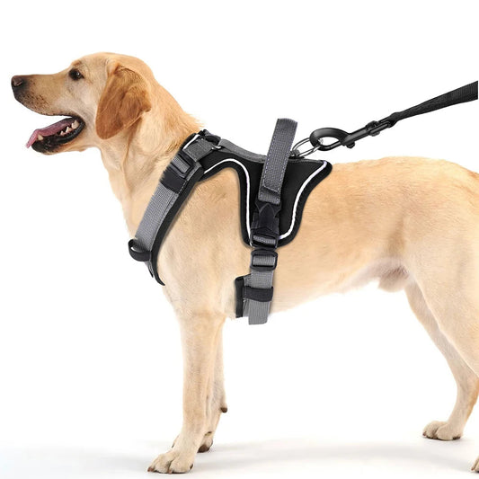 Reflective Dog Harness with Strong Handle for Safety & Comfort 1