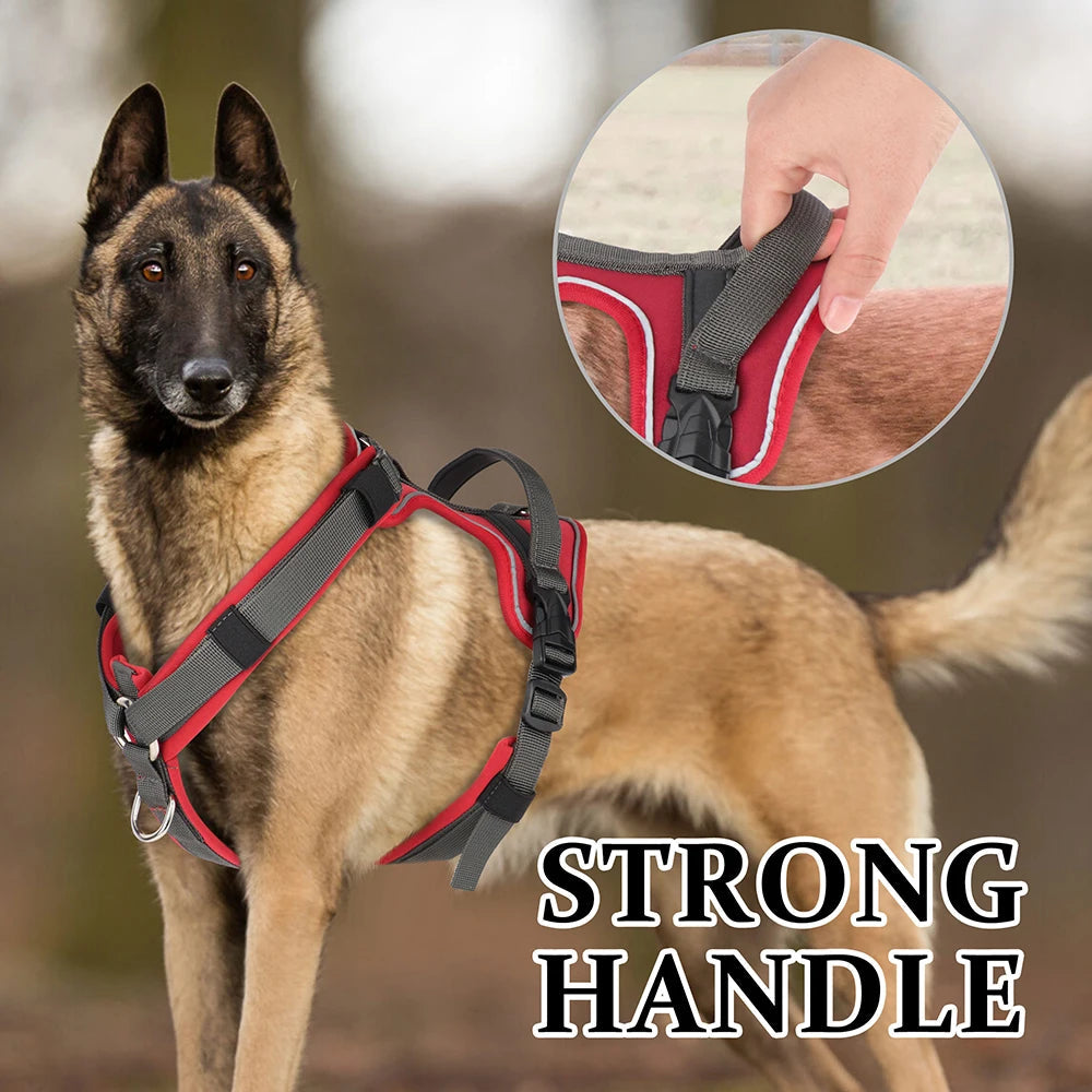 Reflective Dog Harness with Strong Handle for Safety & Comfort 6
