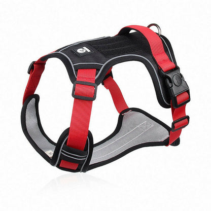 Reflective No-Pull Dog Harness with Handle for Safe & Controlled Walks