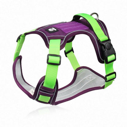 Reflective No-Pull Dog Harness with Handle for Safe & Controlled Walks