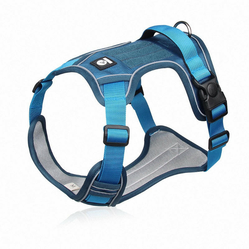 Reflective No-Pull Dog Harness with Handle for Safe & Controlled Walks