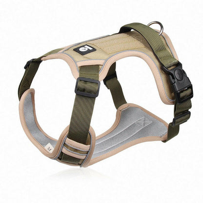 Reflective No-Pull Dog Harness with Handle for Safe & Controlled Walks