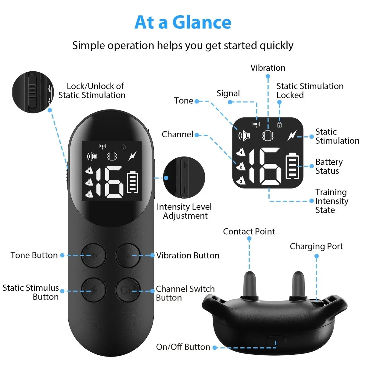 Digital Remote Controlled Dog Training Collar | Up to 300m Range 5