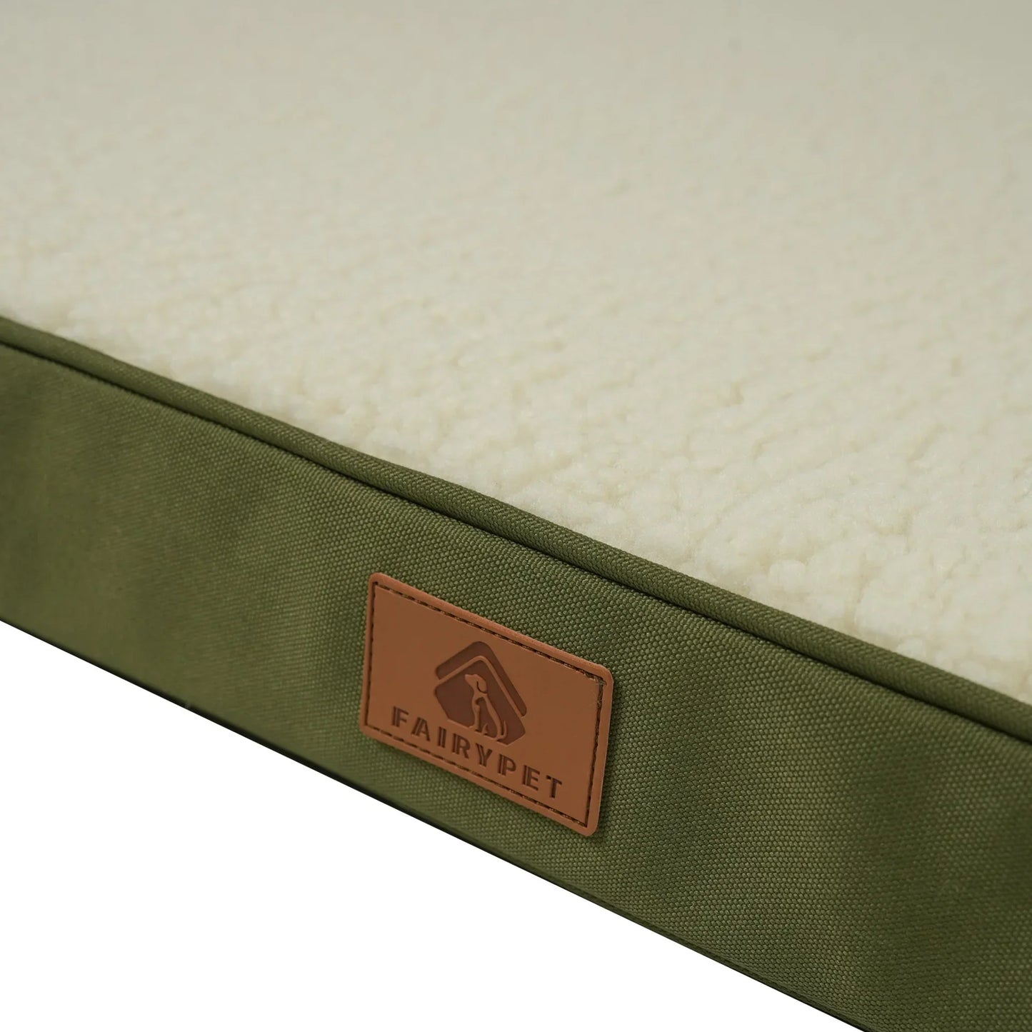 Fleece Dog Mattress with Moisture-Proof Washable Zipped Cover 4