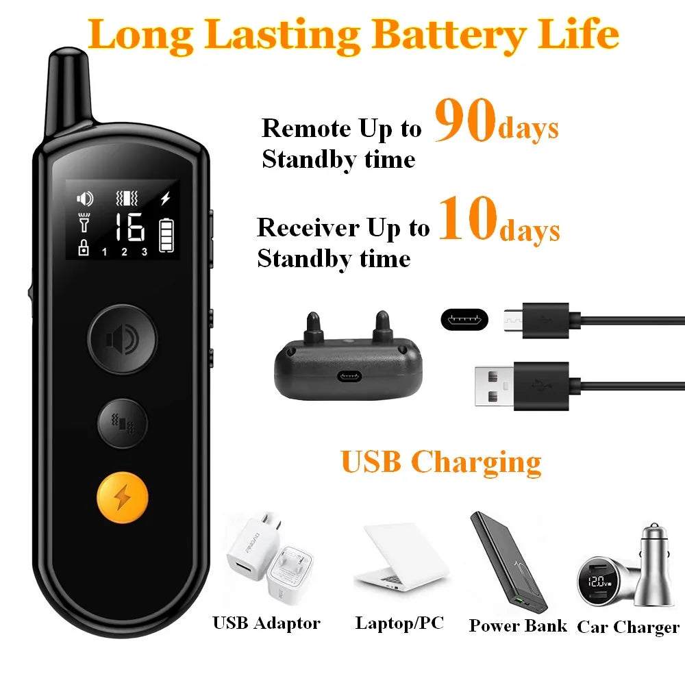 600m Remote Controlled Dog Training Collar 6