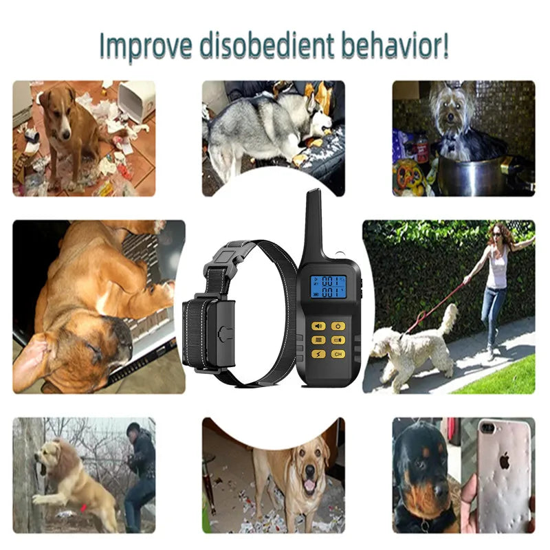 4-Mode Remote Controlled Dog Training Collar 5