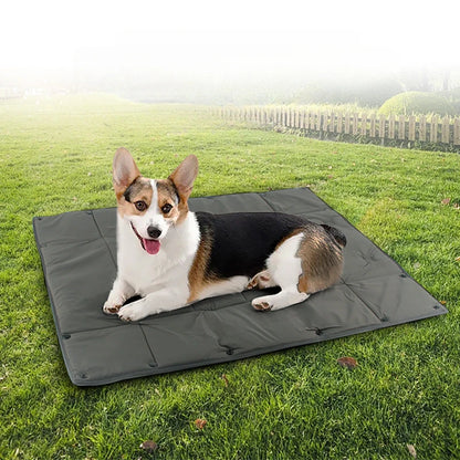 2-In-1 Portable Dog Mat & Travel Basket for Outdoors 8