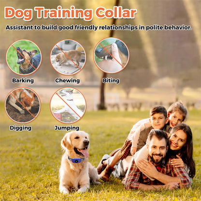 500m Waterproof Remote Control Dog Training Collar 6