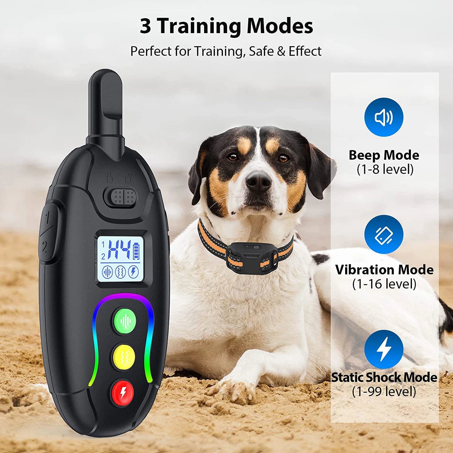 350m Dog Training Collar with Remote Control | Long-Lasting USB Rechargeable 3