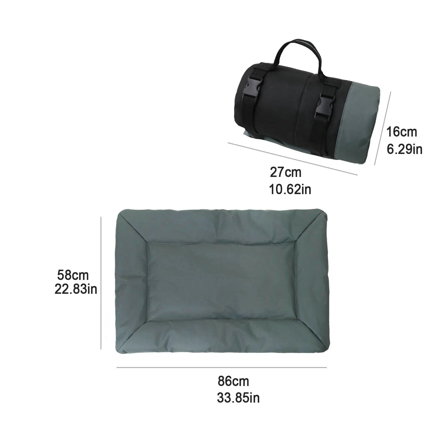 Portable Waterproof Dog Travel Mat | Scratch-Resistant 10
