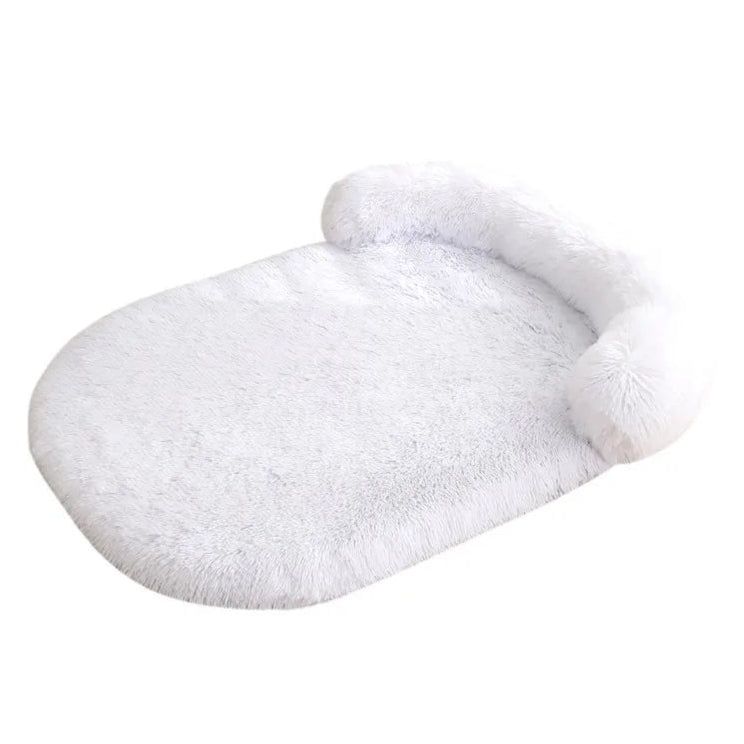 Plush Dog Bed with Supportive Bolster for Head & Neck 11