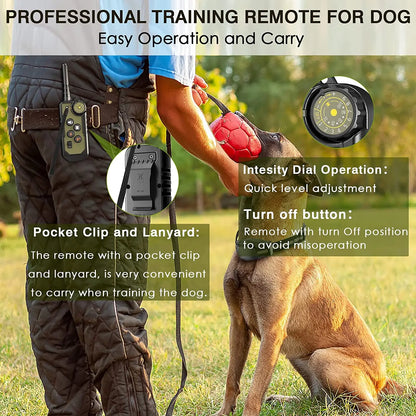 300m Dog Shock Collar with Vibrate & Sound 4