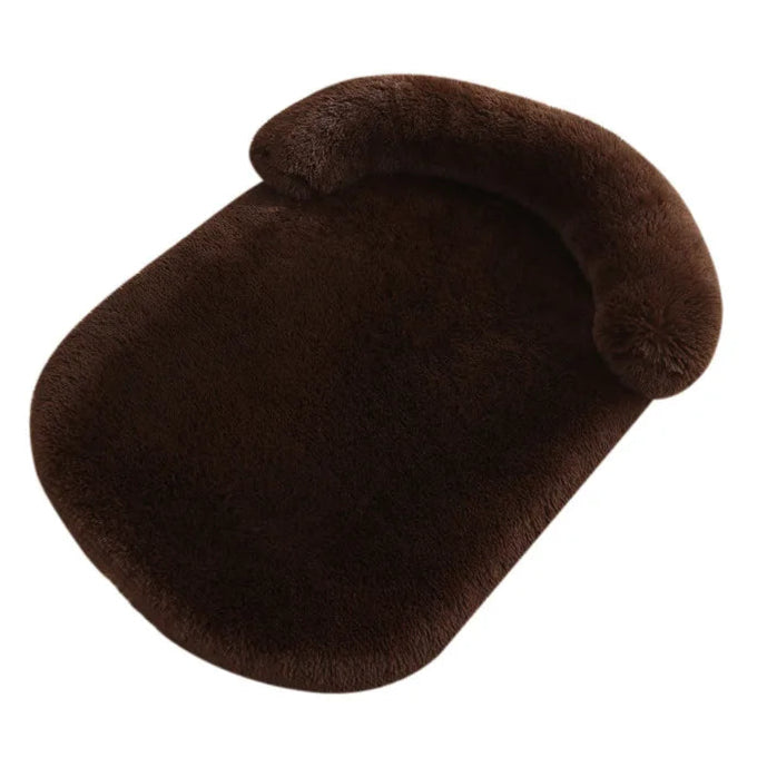 Plush Dog Bed with Supportive Bolster for Head & Neck 10